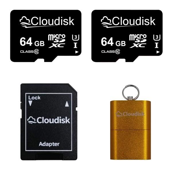 Cloudisk Micro SDカード64 GB(2個セット) フラッシュカードMicro SDX...