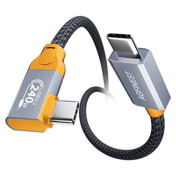 USB 3.2 ケーブル 240W PD3.1 QC3.1 超高速充電 USB 3.2 Gen 2x...