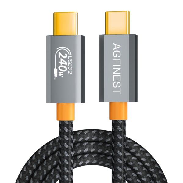 USB 3.2 ケーブル 240W PD3.1 QC3.1 超高速充電 USB 3.2 Gen 2x...