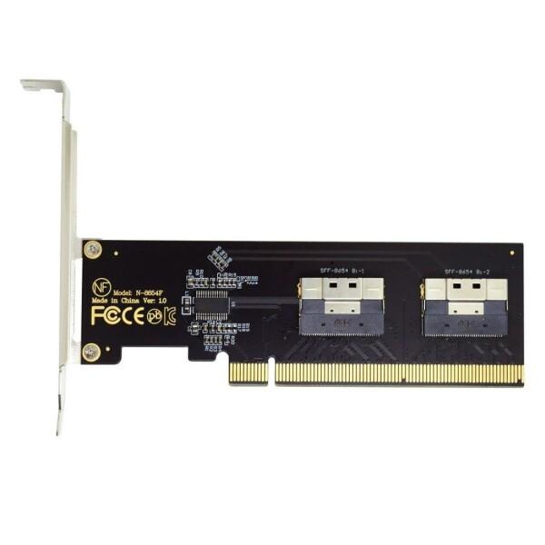 chenyang PCIe 3.0/4.0 X16 to 2ポート SFF-8654 8i PCI ...