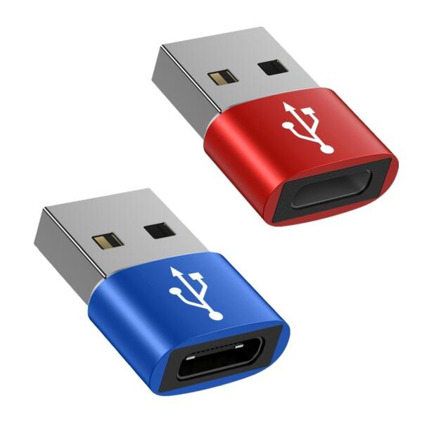 USB Type-C 変換アダプタ USB タイプC （メス） To USB 2.0（オス） 変換 ...
