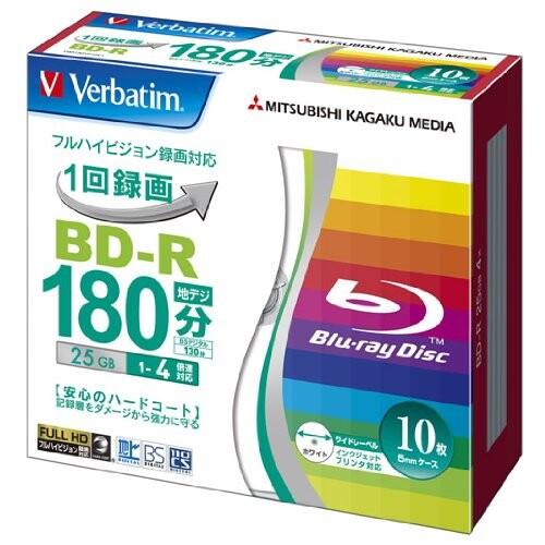バーベイタムジャパン(Verbatim Japan) BD-R (ハードコート仕様) 1回録画用 2...
