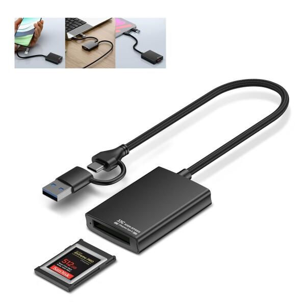 JJC CFexpress Type B 専用カードリーダー USB 3.2 Gen2 高速 10G...