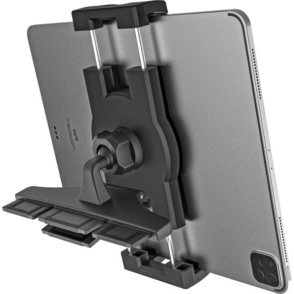 Charchendo 車載 CDスロット タブレットホルダー 滑り止 CDプレーヤー iPad ホル...