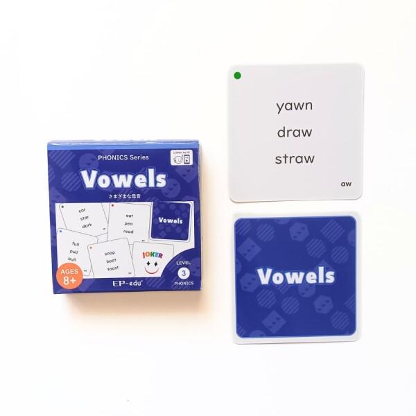 EP-edu Vowels さまざまな母音 カードゲーム教材 フォニックス