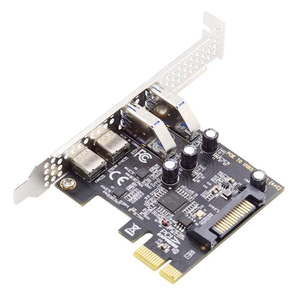 NFHK USB3.1 Gen1 5Gbps デュアル Type-A &amp; Type-C USB-C ...