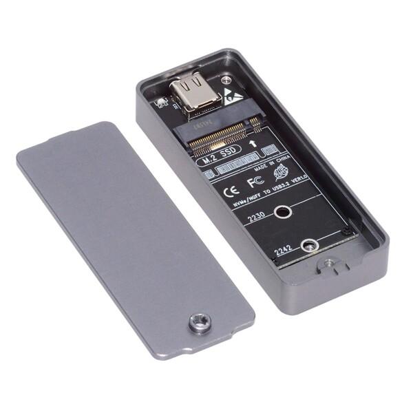 CY エンクロージャ 20Gbps タイプ C USB3.2 USB4 から NVME M キー M...