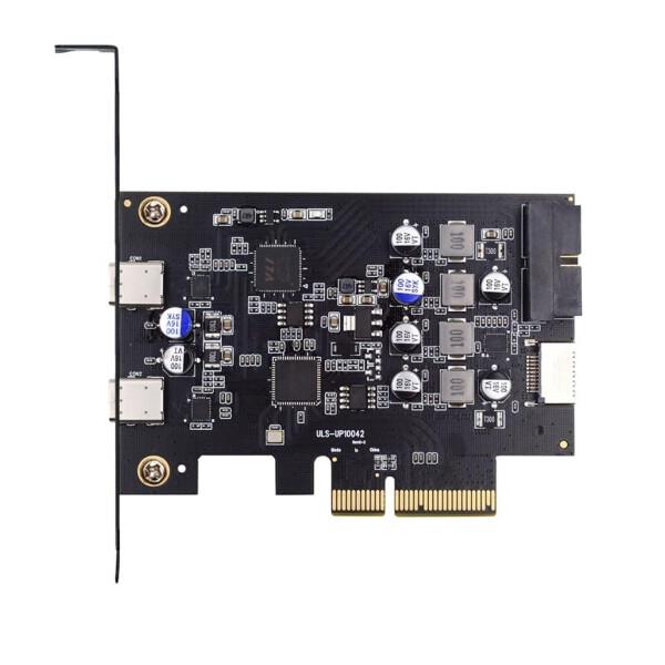 Xiwai PCI-E Expressカード - Type-E USB 3.1フロントパネルソケット...