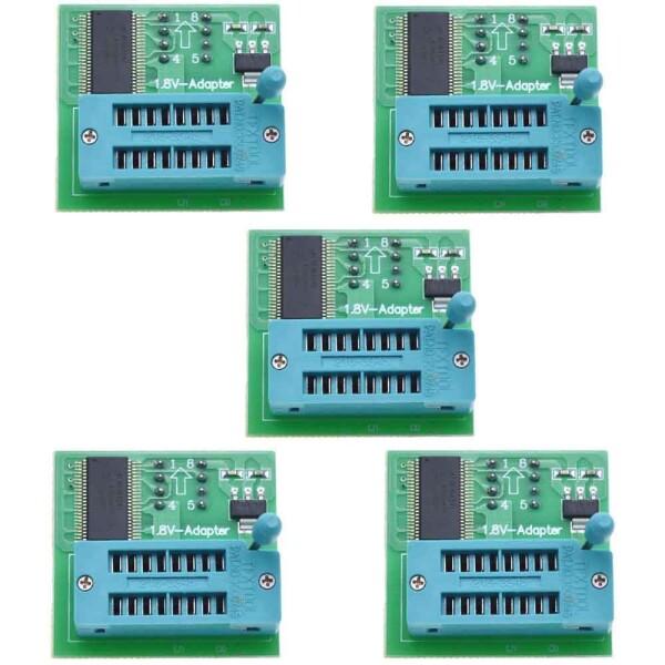 5PCS 1.8V adapter SPI Flash SOP8 DIP8 W25 MX25 pro...