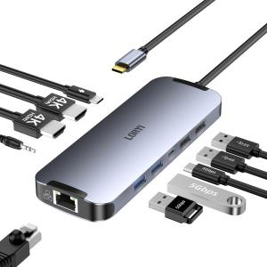 USB-C ハブ (10-in-1) デュアル ...の商品画像