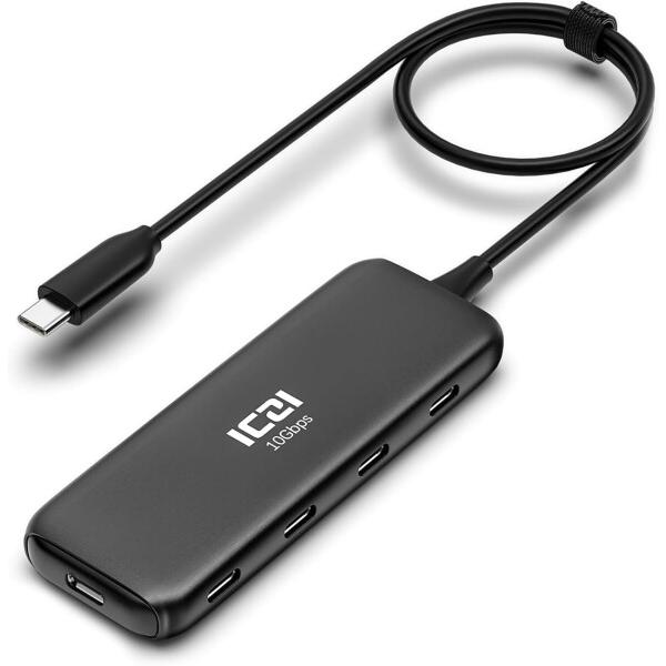 10Gbps USB C ハブ3.2 Gen 2 4ポート拡張、ICZI USBC から 4*USB...