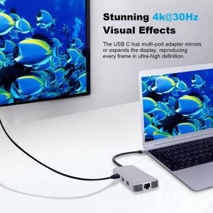 XuanGui USB Cハブイーサネット 8...の詳細画像3