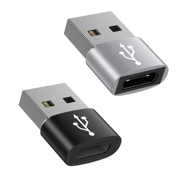 USB Type-C 変換アダプタ USB タイプC （メス） To USB 2.0（オス） 変換 ...