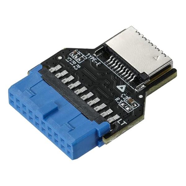 YBBOTT USB 3.0の内部19ピンへのUSB 3.2のタイプEのパネルのアダプターの前部キー...