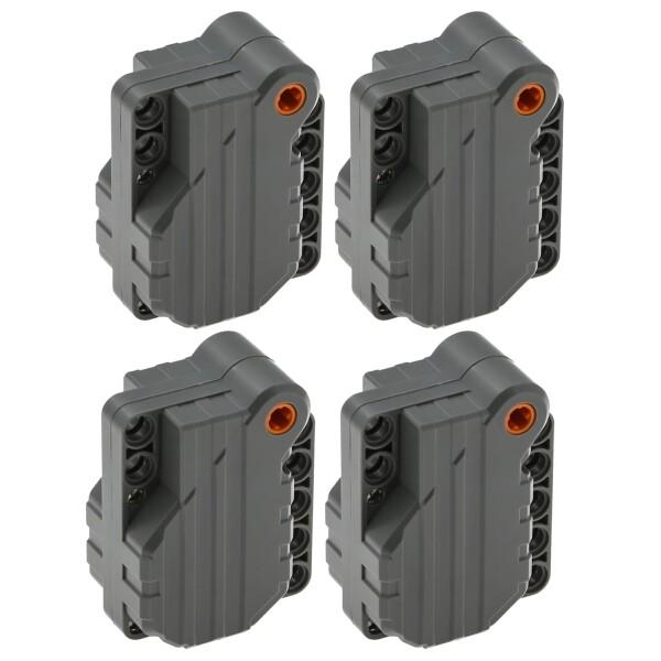 4個/セット テクニカルパーツ プルバックモーター 6x5x3 レゴ ビルディングブロック MOC ...