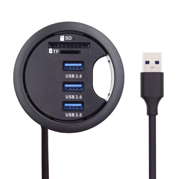 xiwai USB 3.0 ハブスプリッター SD TF 3ポート USB マルチポート エクスパン...