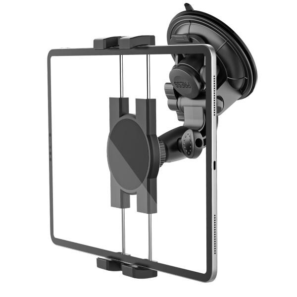 Phichy 車用タブレットホルダー フロントガラス タブレットスタンド 超強力真空吸盤 360度回...