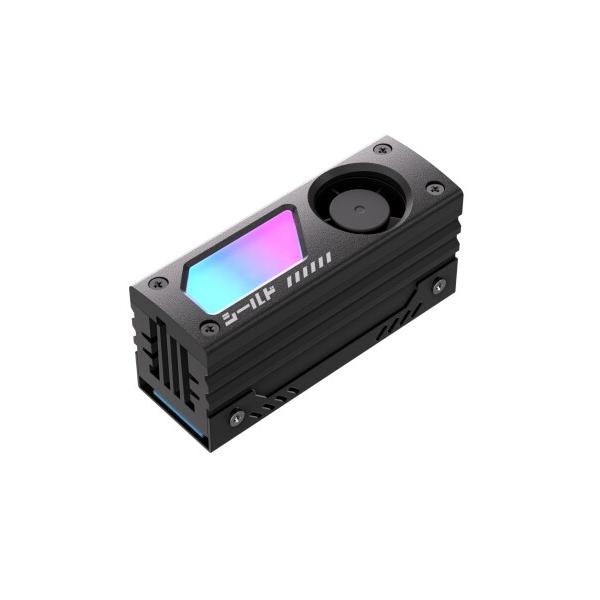 EZDIY-FAB シールド ARGB M.2 2280 SSD ヒートシンク 内蔵 20mm PW...