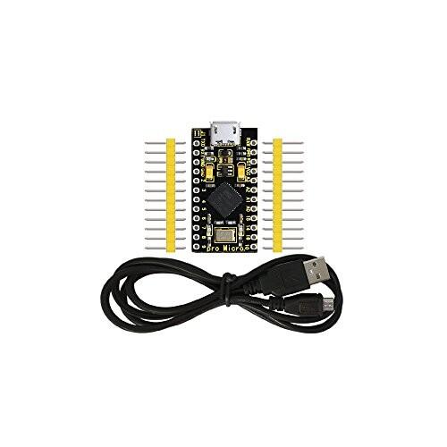 KEYESTUDIO 5V Pro Micro Atmega32U4 マイコン 開発ボード + US...