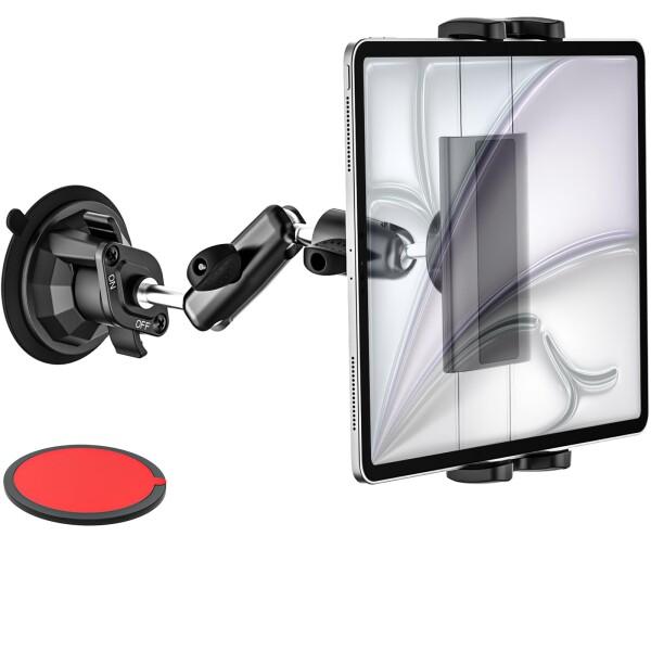 Dosvsi タブレットホルダー 車載 フロントガラス?ダッシュボード用 強力な真空吸盤 タブレット...
