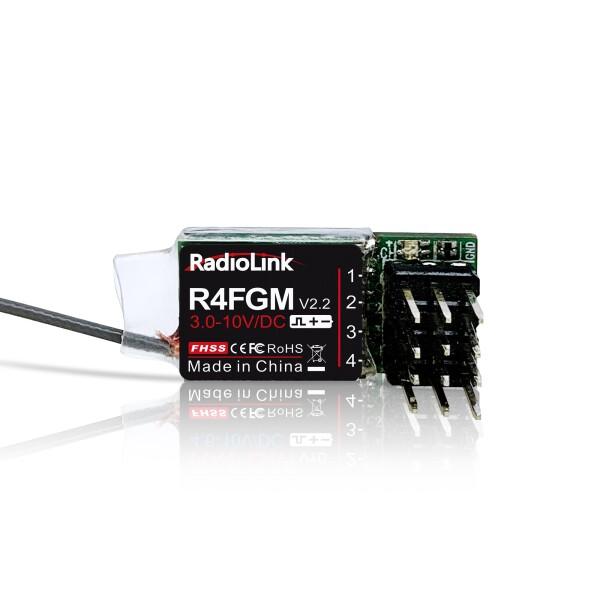 Radiolink R4FGM V2.2 4チャンネルMiniジャイロ受信機、1/28 RCミニカー...