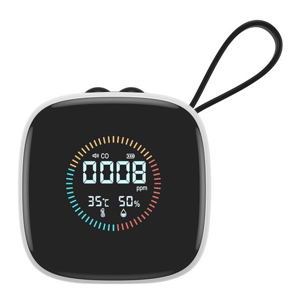 一酸化炭素チェッカー 湿度/温度機能付き 一酸化炭素検知器 警報器 キャンプ用 車中泊 アウトド