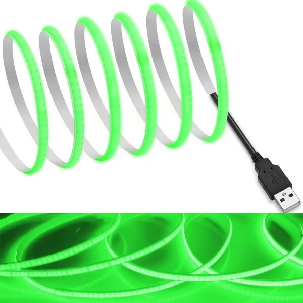 COB テープライトLEDストリップライトフレキシブル 高密度 幅5mm 隠れたLEDテープライト2...