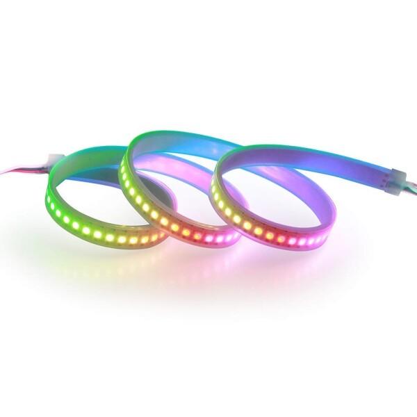 ALITOVE LEDイルミネーション LEDテープライト WS2812B アドレス可能 5050 ...