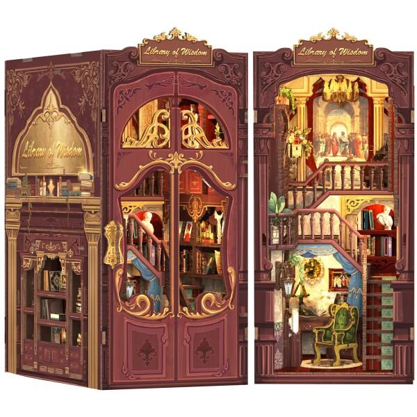 CuteBee -DIY ブックヌック キット-ドールハウス キット-ミニチュア ハウス キット-B...