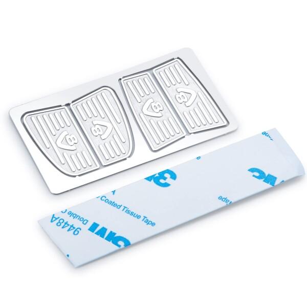 TRZX タミヤ1/14 RCトレーラートラックR620用RCサイドペダルフットプレート アクセサリ...