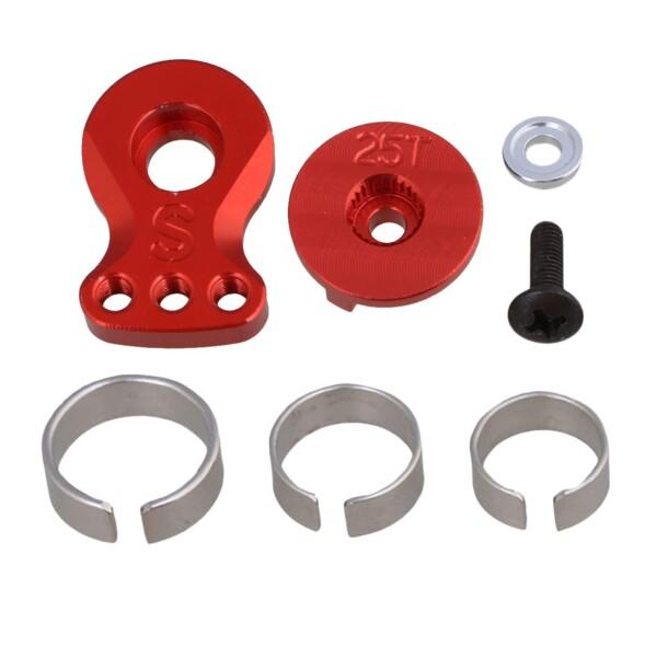 Mxfans ステアリングサーボホーンアームセット RC1:8 1:10 1:16モデルカー用 N1...