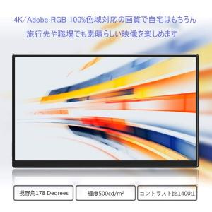 Corkea 14インチモバイルモニター 4K...の詳細画像1