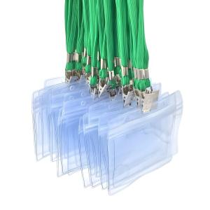 fiveAstar ID カード ホルダー ネックストラップ 名札 吊り下げ イベント スタッフ パス 名刺 社員証