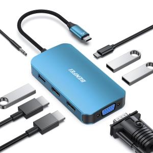 BENFEI USB C 8in1 ハブドッキン...の商品画像