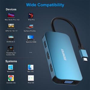 BENFEI USB C 8in1 ハブドッキ...の詳細画像2