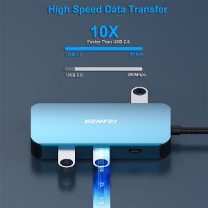 BENFEI USB C 8in1 ハブドッキ...の詳細画像3