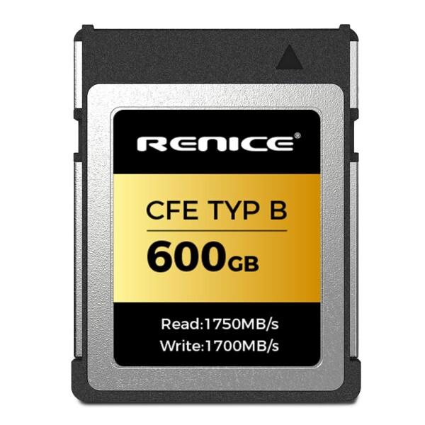 RENICE CFexpress Type B メモリーカード 600GB pSLCシリーズ 持続読...