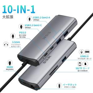 Vigoole USB C ハブ イーサネット...の詳細画像1