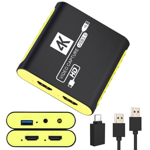 HDMI ビデオキャプチャー ボード Switch 2 対応 USB3.0 &amp; YUY2サポート -...