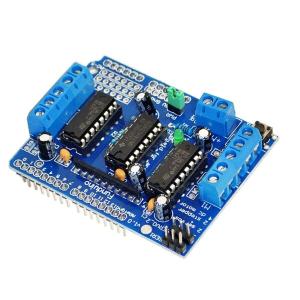 Hailege L293D DCモータードライブシールドステッピングモータードライブシールド拡張ボードArduino D