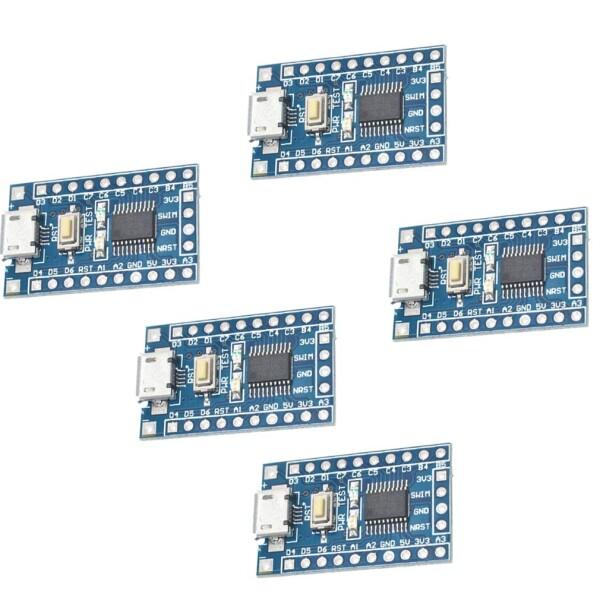 Hailege 5個セット STM8S103F3P6 STM8 ARM最小システム開発ボードモジュー...