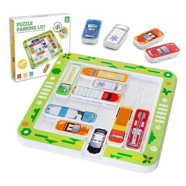 TAETOE 磁石式駐車場子供向け知育スライドパズル迷路玩具論理的思考鍛錬脳鍛錬認知症予防全年齢
