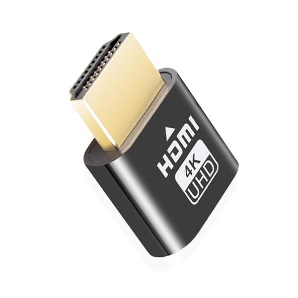 HDMIバーチャル・ディスプレイ 4K@60HZ HDMI エミュレータ リモートコントロール/リモ...