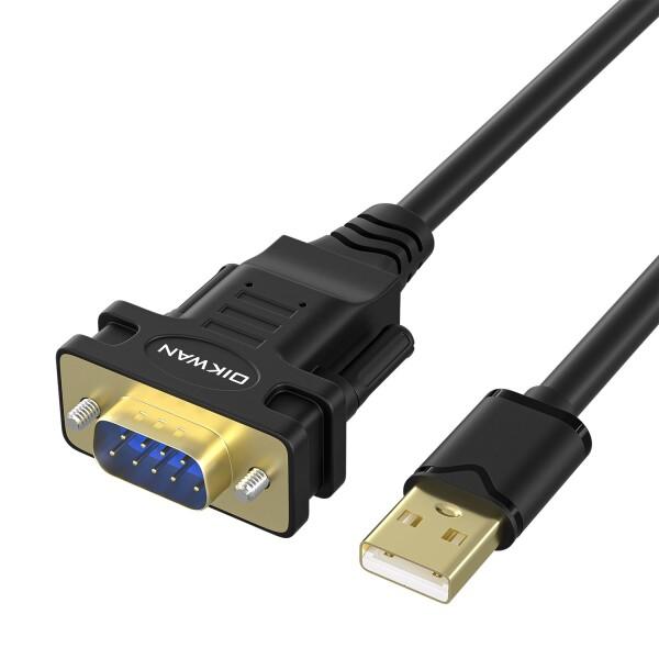 OIKWAN USB - シリアル RS-232 アダプター FTDIチップセット付き USB 2....