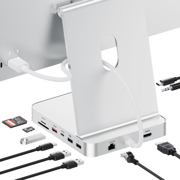 PULWTOP 11 in 1 USB C ハブ iMac 24インチ 2021 2023 2024...