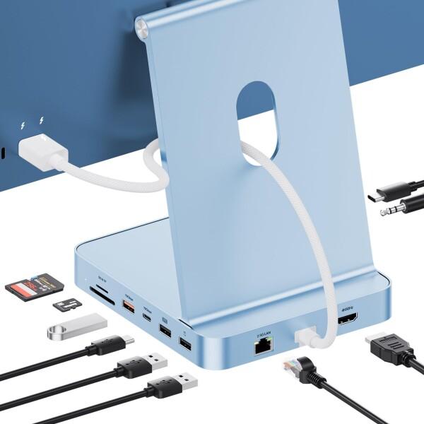 PULWTOP 11 in 1 USB C ハブ iMac 24インチ 2021 2023 2024...
