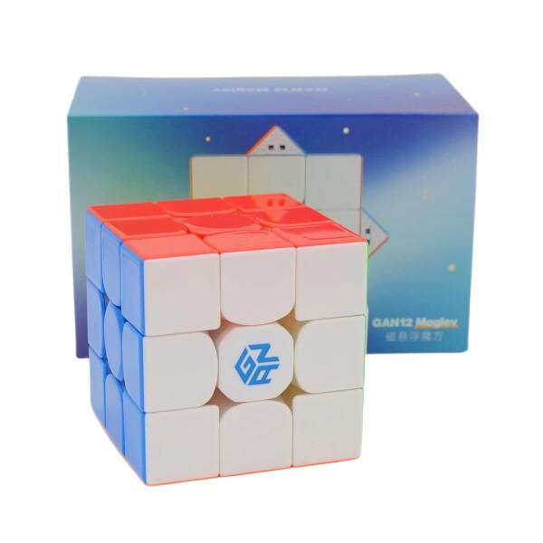 Bucubke GAN 12 M Maglev UV 3x3 ステッカーレス磁気浮スピードマジックキ...