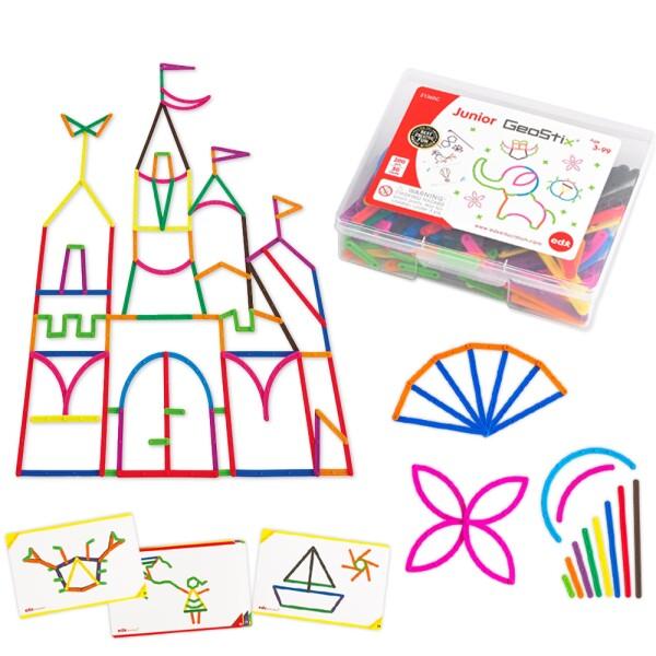 Edx Education GeoStix 2D組み立ておもちゃ | 知育玩具 | 5歳以上向け |...