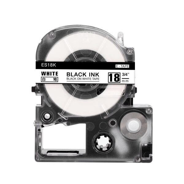 Hanseo Greateam 18mm テプラ 白 互換 キングジム テープカートリッジ テプラP...