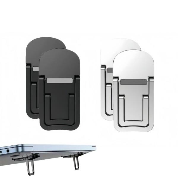 MANJIAMEI ノートパソコンスタンド キーボードスタンド 2組セット 貼り付け 3段階 高さ調...